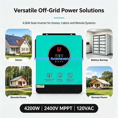 4200W MPPT Solar Charger Inverter Over Temperature Overload Short Circuit Protect
