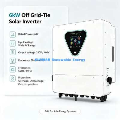 All In One 6KW Solar Hybrid Inverter Charger Off Grid Backup Emergency Power