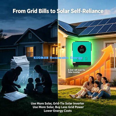 8.2KW Bi-directional Grid Tie Solar Inverter Max PV Input 5400W+5400W Dual MPPT