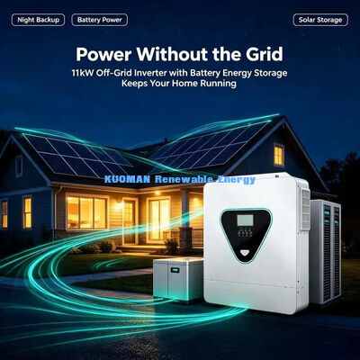 11KW Hybrid Off Grid Solar Inverter 48V Lithium Battery Compatible Parallel Up To 6 Units