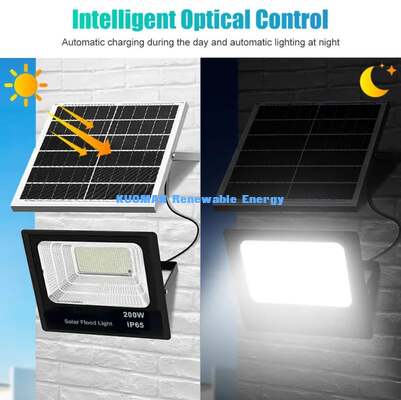 Large Irradiation Area Solar Panel Flood Light Fast Solar Charging Efficiency