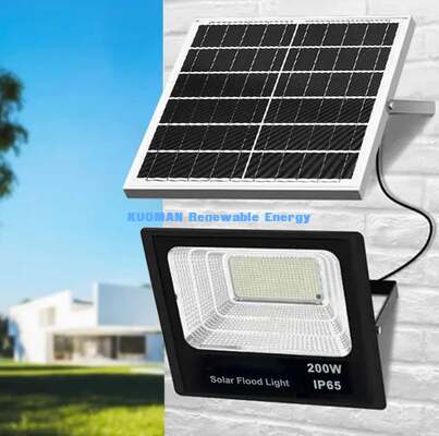 Wide Light Distribution Solar Flood Light Meet Road Lighting Standard Lamp