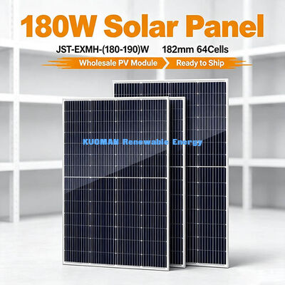 180‑190W High‑Efficiency Mono Solar Panel | 19.95% Max Efficiency