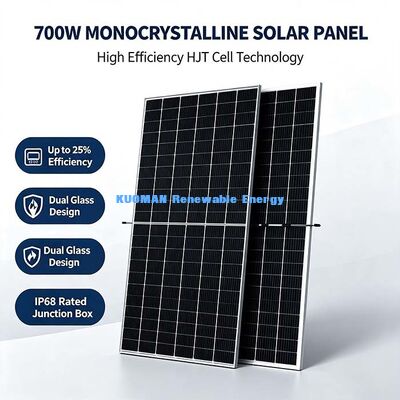 Agricultural Solar Farm 700‑Watt Bifacial Panel, Enhanced Back‑Side Energy Gain