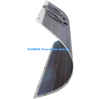 50W Monocrystalline Flexible Solar Panel, Waterproof Off‑Grid Solar Power for Camper Van, Marine & Outdoor Camping