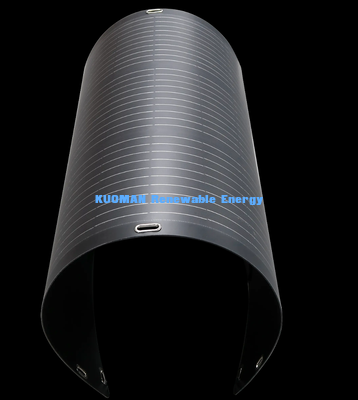 100W Flexible Solar Panel, 19.4V Bendable Carbon‑Fiber Solar Panel for RV Boat Yacht Off‑Grid Power
