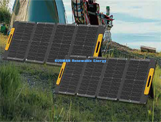 100W Compact Waterproof Folding Solar Panel, Off‑Grid Solar Charger for Fishing Hiking & Outdoor Activities