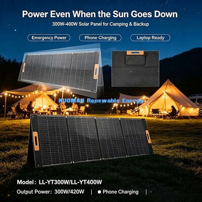300‑Watt Foldable Solar Charger Panel, Multi‑Interface Portable Solar Power for Outdoor Activities