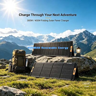 Portable Foldable 300W Solar Panel Charger, Off‑Grid Solar Power for Camping, Hiking & Van Life