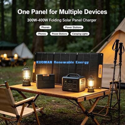 420‑Watt Fold‑Up Waterproof Solar Panel, Heavy‑Duty Portable Solar Charger for RV Power Station