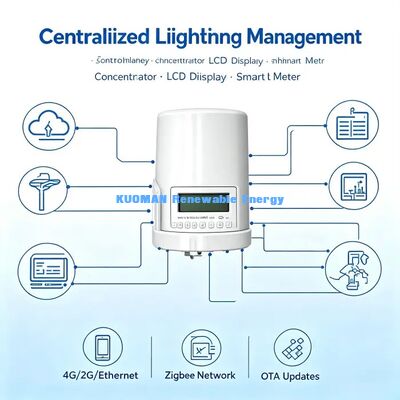 Professional Smart Street Lighting System, LoRaWAN Terminal‑Gateway‑Cloud Full Solution Provider