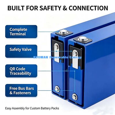 Grade‑A 300Ah 3.2V Lithium Iron Phosphate Battery, Prismatic Storage Cell for Telecommunication Base Station Backup Power