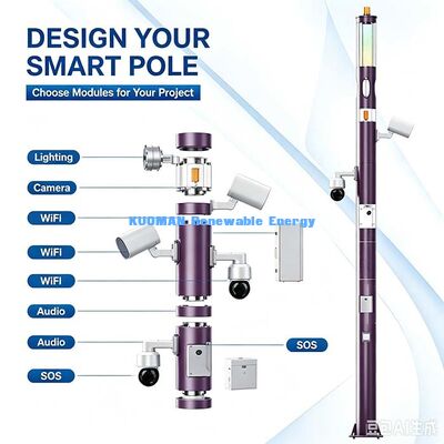 Smart Street Light Pole with Remote Management and Cloud Platform
