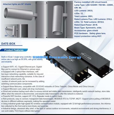 Smart Street Light Pole with Remote Management and Cloud Platform