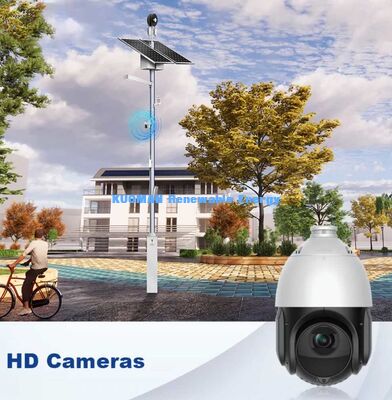 Solar Smart Street Pole, Cloud Remote Management, Easy Maintenance & Low OPEX